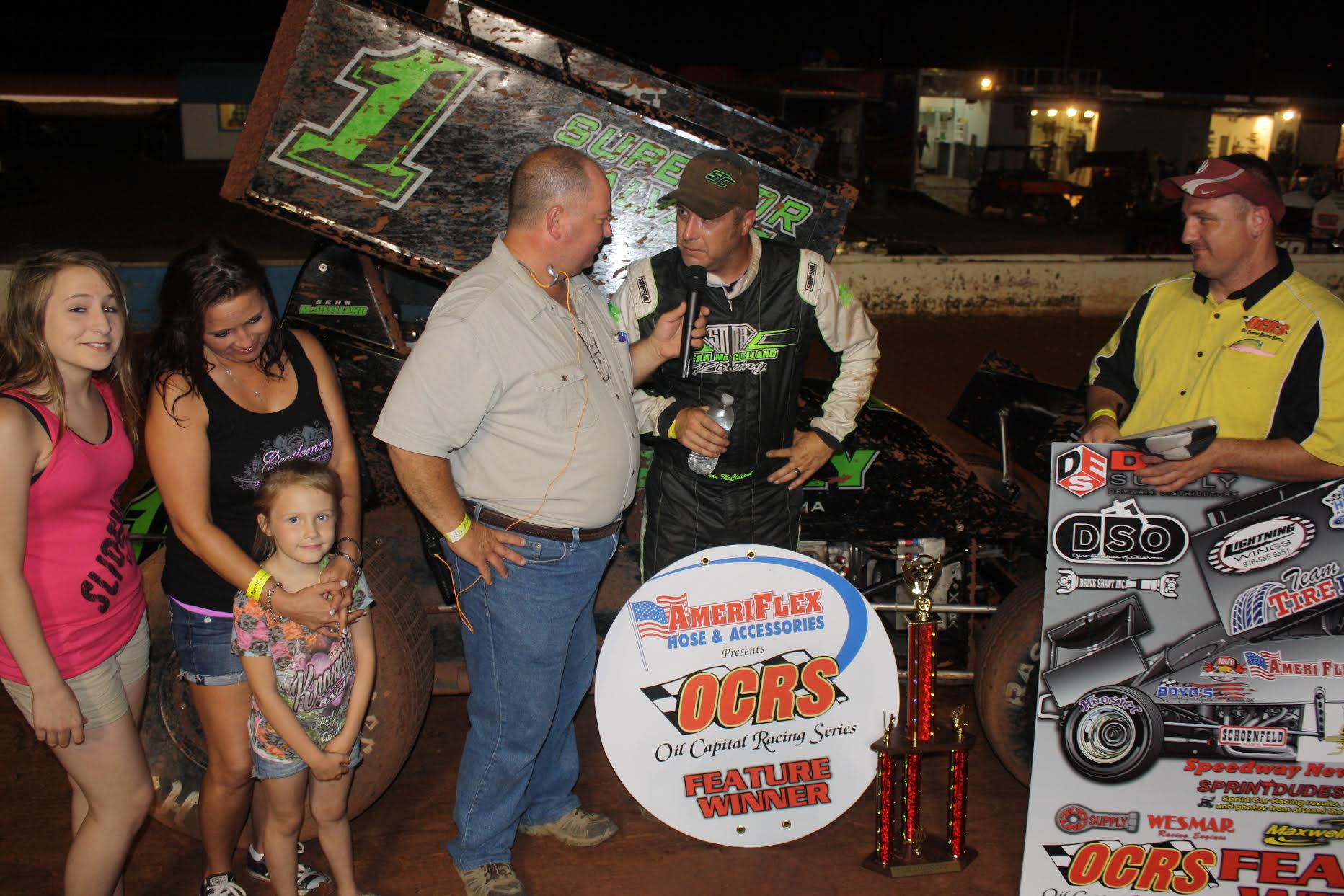 McClelland Wins at Tri-State Speedway!