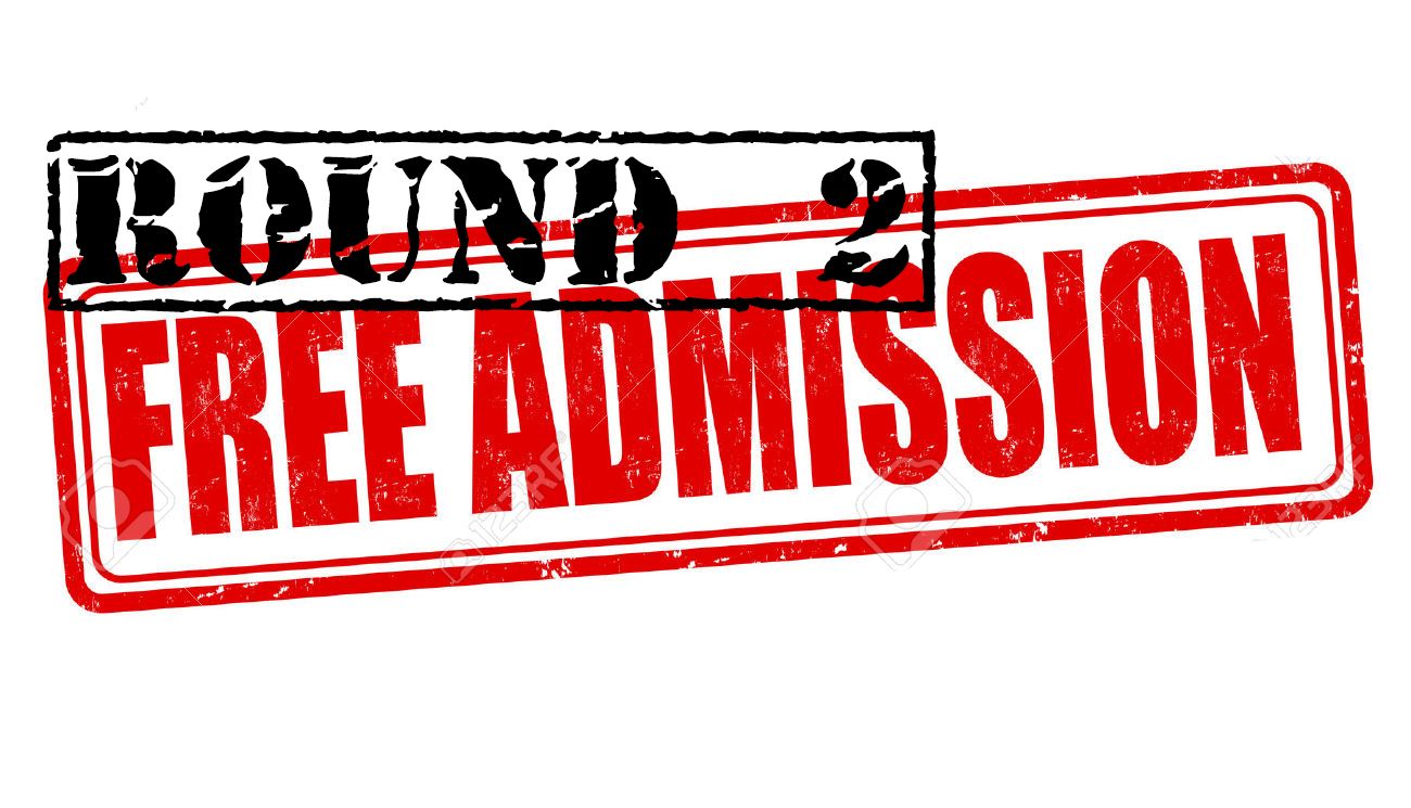 FREE admission - Round 2
