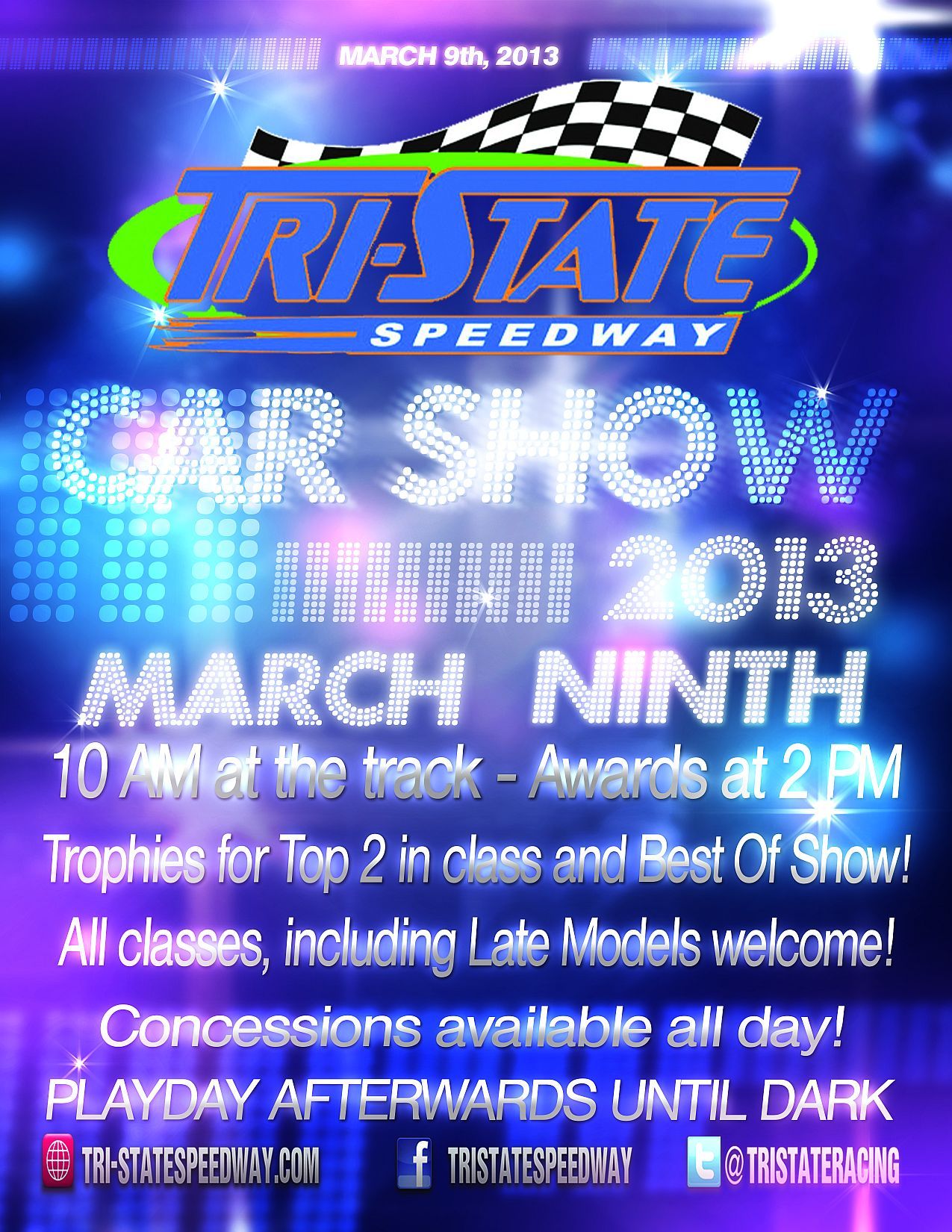 2013 Car Show Flyer!