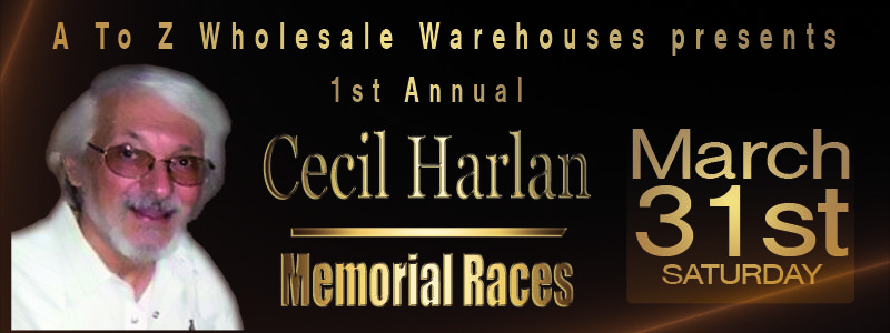Cecil Harlan Memorial Races This Weekend!